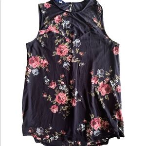 Flowing tank top blouse